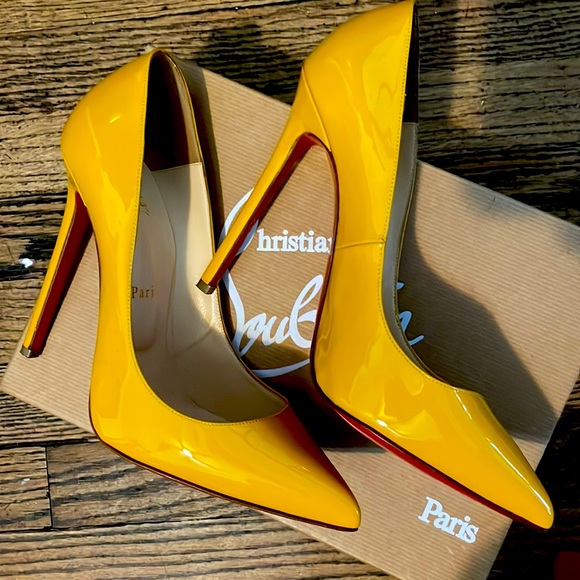 Christian Louboutin Shoes - Authentic Christian Louboutin Pigalle 120 Patent Calf